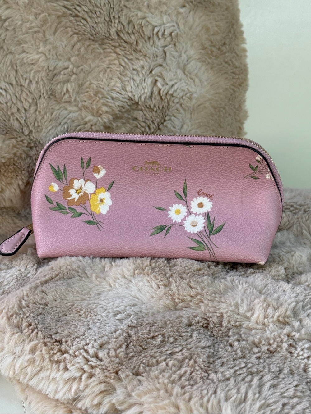 Coach Floral Cosmetic Bag